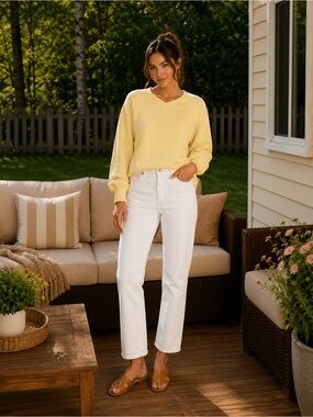 Vintage Butter Yellow Sweater
